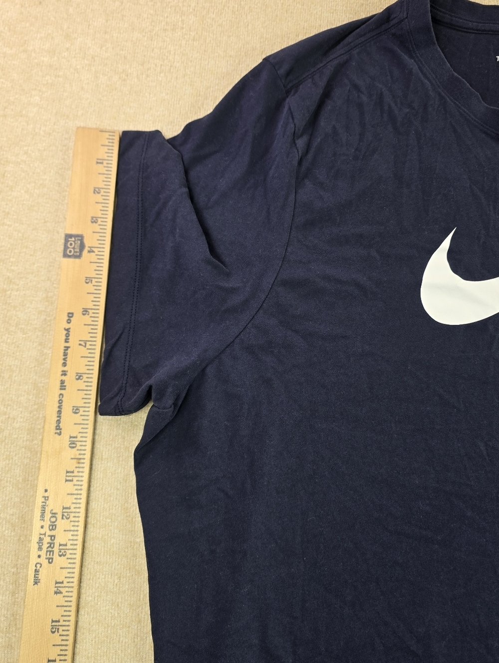 Nike Dri-Fit T Shirt Mens 4XL Blue Swoosh Athletic Casual Tee - Picture 7 of 8